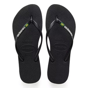 Havaianas Slim Brasil Fc Preto