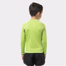 Laden Sie das Bild in den Galerie-Viewer, Kinder FPU50+ UV-Farben Langarm-T-Shirt Apfelgrün Uv
