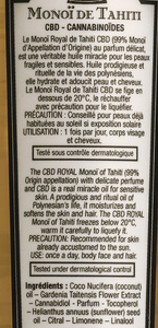 Monoi Royal CBD-Glasflasche
