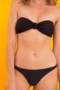 Set Bora-Schwarzes Bandeau-Joy Leblon