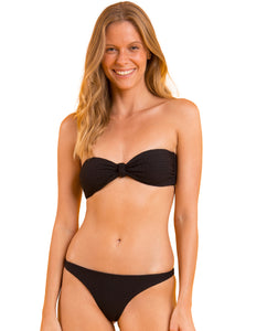 Set Bora-Schwarzes Bandeau-Joy Leblon