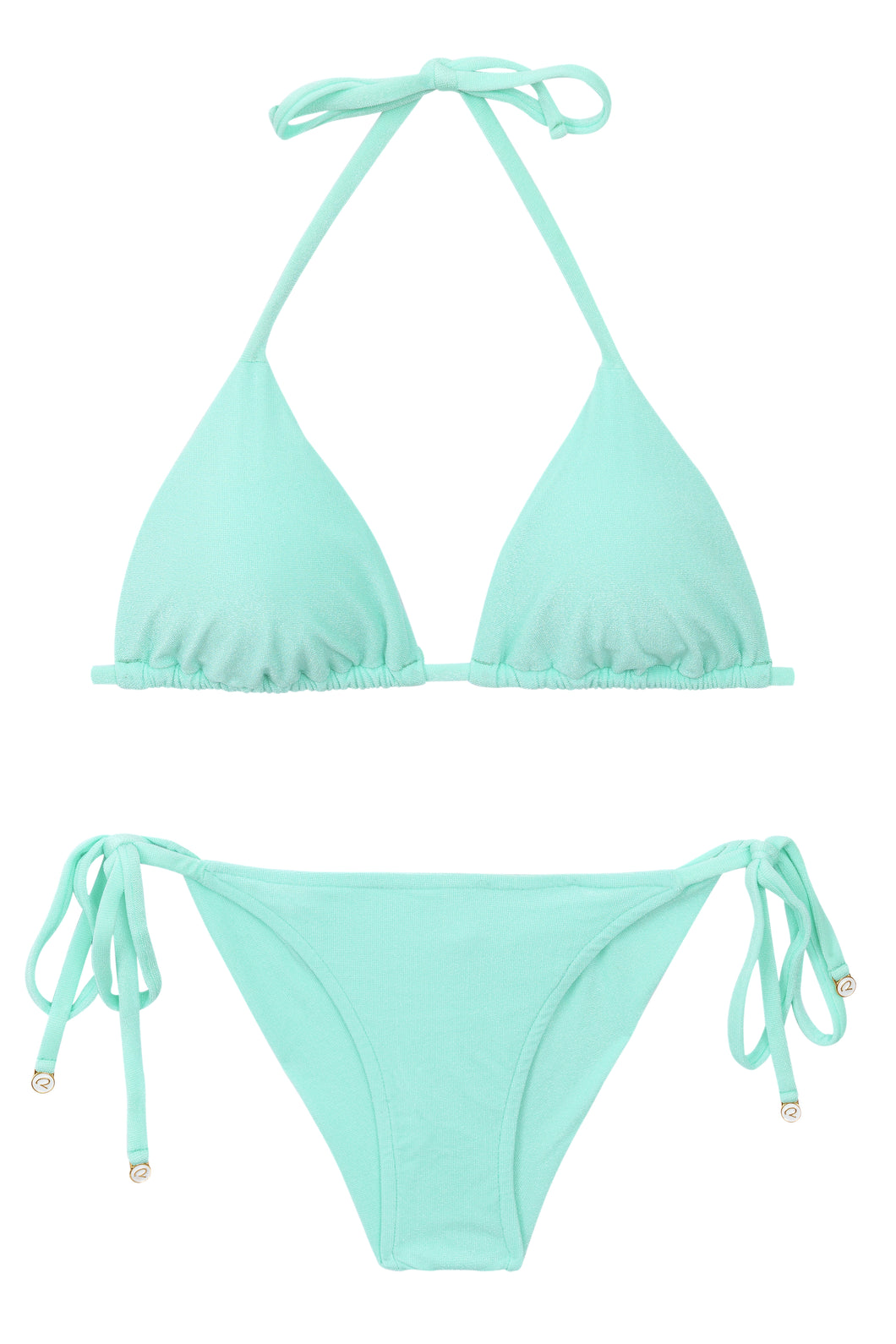 Malibu-Menta Tri-Inv Freches Krawatten-Set