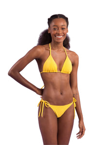 Malibu-Yellow Tri-Inv Cheeky-Krawatten-Set