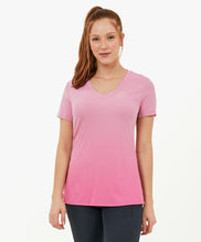 Laden Sie das Bild in den Galerie-Viewer, Skin Fit T-Shirt Degrade Rosa Mauve
