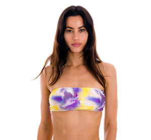 Top Tiedye-Lila Bandeau-Reto