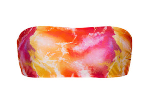 Top Tiedye-Rotes Bandeau-Reto